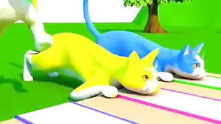 Fountain Cartoon Game 4 #horse #cat #cow #lion #dianasour #gorila #rat #rabit