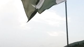 Pakistan plague in sunset time