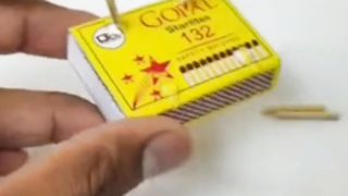 // Making match stick REMOTE HELICOPTER //