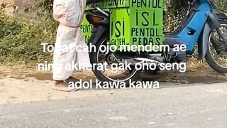 Pocong buys viral cilok#fyp