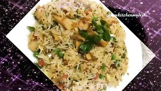 Restaurant's chicken fried rice