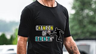 Aaron Rodgers  | Champion of Strength | T shirt Design |