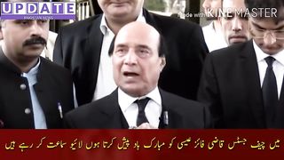 I congratulate Chief Justice Qazi Faiz Isa Hearing live.. This is very good.. Justice should be seen
