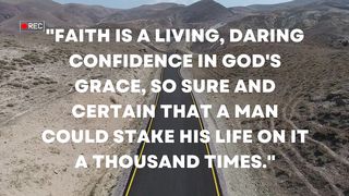 Faith is a living