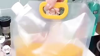 moisture proof sealed transparent food pouch