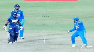Cricket fanny moment