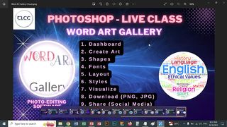 AI WordArt Gallery Word Cloud Live Class