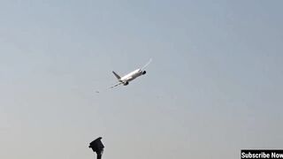 Hungarian Airbus A330 Plane Stunning a Low Pass