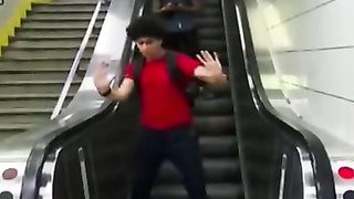 L'escalier roulant