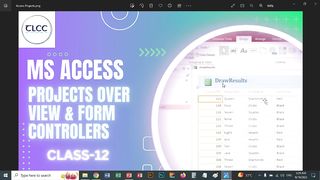 MS Access Projects & Controls Live Class