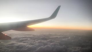 Beatiful weather flying in the sky