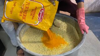 03 - 20 Kg Mixed Vegetable Dhokla Making Indian Street Food 1080P