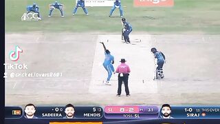 The brilliant performance by Muhhamad Siraj against srilanka