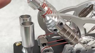 Stirling engine V4.