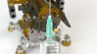 Helicopter model stirling engine.