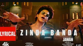 Jawan- Zinda Banda (Lyrical) _Shah Rukh Khan _Atlee _Anirudh _Nayanthara _Vi_144p.