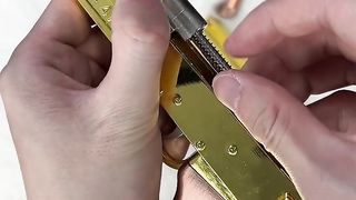 Gold AK47 gun model