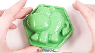 Satisfying Video l How to make Rainbow Toenail Cake WITH Kinetic Sand INTO Painting Cutting ASMR
