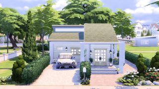 Base Game House __ The Sims 4_ Stop Motion Speed Build __ No CC.
