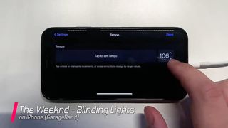 The Weeknd - Blinding Lights on iPhone