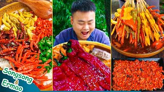 Super Spicy Foods Challenge! I can't live without chili _ Weird Chinese Foods _ TikTok Funny Videos.
