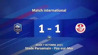 U20 - France-Tunisie (1-1)- le résumé[
