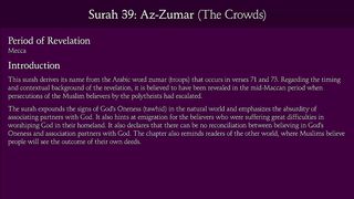 Surah Az-Zumar (The Crowds)_ Arabic and English translation.