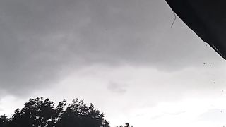 Rain in the mountain