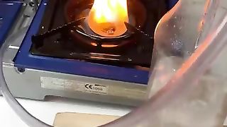 Create Gas flame from Water