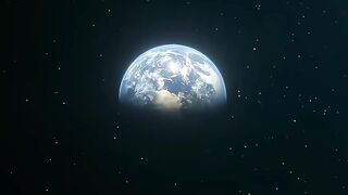 Earth and saturn together