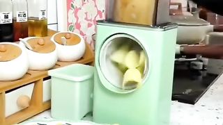 METAXIP Manual Rotary Cheese Grater with 3 Drum Blades! gadgets for home