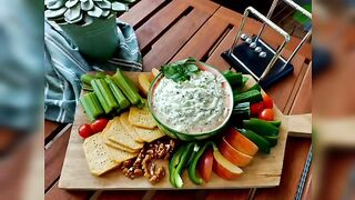 Best zucchini and avocado dip
