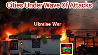 Ukrainian cities under attacks of Russian missiles