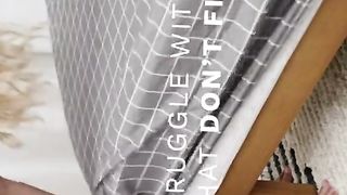 Fitted sheet https://amzn.to/3EPeFb2