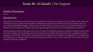Quran_ 40. Al Ghaafir (The Forgiver)_ Arabic and English translation