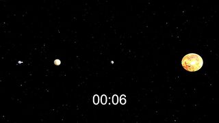 Day and night together seen from space!