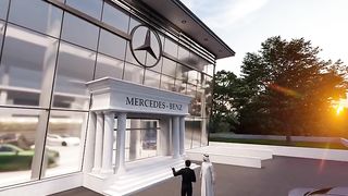 Car salon animation