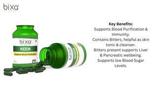 NEEM LEAF EXTRACT 60 VEG CAPSULES (450MG) 3% BITTERS