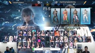 Tekken7 Vslash Hafiz Adeel (Lei) p1 VS Fate Farzeen (Leroy) P2 FT5