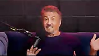 INTERVIEWING OUR DAD SYLVESTER STALLONE .