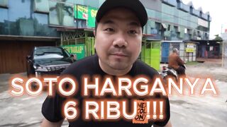 MAKAN SOTO HARGA 6 RIBU SAMPAI JATOH GARA-GARA BANGKU PATAH
