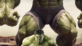 superheroes but titan ???? hulk spiderman captain America