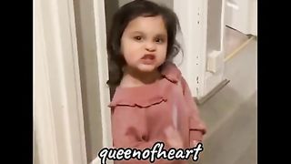 Cute girl funny video