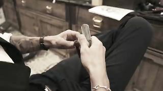 ASMR - How to Get ARTHUR SHELBY HairStyle - Peaky Blinders Chop / Haircut - Old School Barber Shop