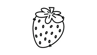 draw strawberries