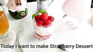 Strawberry Dessert full of flavor