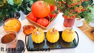 Quick Pumpkin Dessert light and healthy