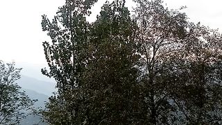 Morning view paniola Azad Kashmir beautiful view