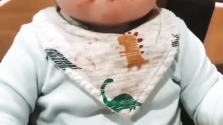 funniest baby getting super angry