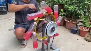 Genius. How did he make such a power converter? ????????
